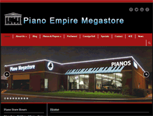 Tablet Screenshot of pianomegastore.com
